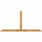 Ekena Millwork Portland Rough Sawn Timber Gable Bracket, Western Red Cedar, 84"W x 42"H x 2"D x 4"F, 12/12 Pitch GBW084X42X0204POR00RWR - alternate 1